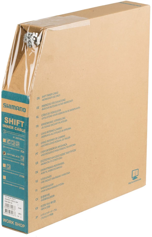 Shimano Schaltzug Optislick - 50 Stück 1 Shimano Schaltzug Optislick - 50 Stück