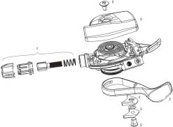 SRAM Ersatzteile XX1 / X01 / X01 DH 1x11 Schalthebel