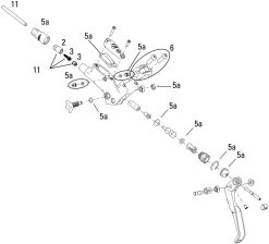 AVID Ersatzteile Juicy Carbon Bremshebel (2006-2007)