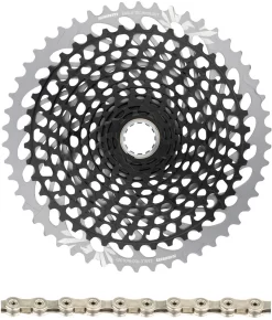 SRAM XG-1295 Kassette + PC X01 Eagle Kette 12-fach Verschleißset 9 SRAM XG-1295 Kassette + PC X01 Eagle Kette 12-fach Verschleißset -Fahrradzubehör 295131