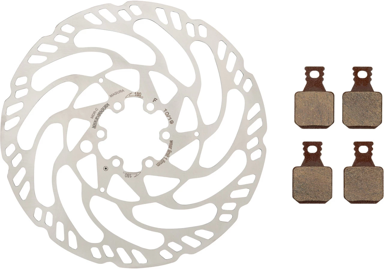 MAGURA MDR-C Bremsscheiben Und Belag Kit 6-Loch 180 Mm 1 MAGURA MDR-C Bremsscheiben Und Belag Kit 6-Loch 180 Mm