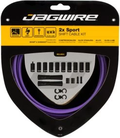 JAGWIRE 2X Sport Schaltzugset -Fahrradzubehör 319251