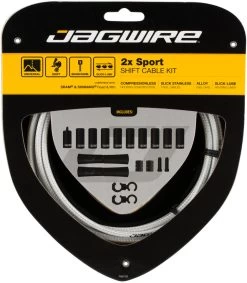 JAGWIRE 2X Sport Schaltzugset -Fahrradzubehör 319253
