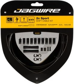 JAGWIRE 2X Sport Schaltzugset -Fahrradzubehör 319259