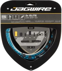 JAGWIRE 2X Elite Link Schaltzugset -Fahrradzubehör 322382