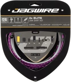 JAGWIRE 2X Elite Link Schaltzugset -Fahrradzubehör 322388