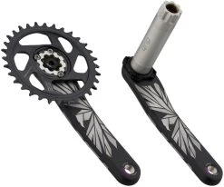 SRAM X01 Eagle Boost DUB DM 12-fach Carbon Kurbelgarnitur -Fahrradzubehör 338682