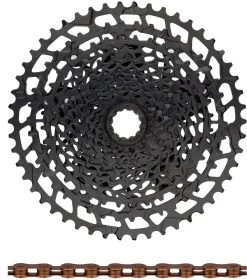 SRAM NX Eagle PG-1230 Kassette + Eagle Kette 12-fach Verschleißset -Fahrradzubehör 347843