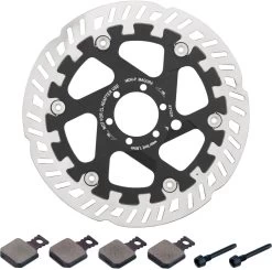 MAGURA MDR-P Bremsscheiben Und Belag Kit 6-Loch 180 Mm -Fahrradzubehör 363077