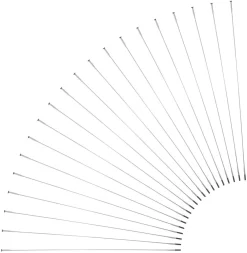 Sapim CX-Ray Straightpull Speichen + Nippel - 20 Stück -Fahrradzubehör 376704