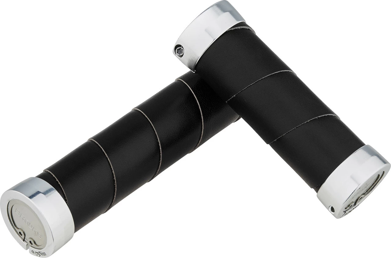 BROOKS Slender Leder Lenkergriffe Für Drehgriffschalter 1 BROOKS Slender Leder Lenkergriffe Für Drehgriffschalter
